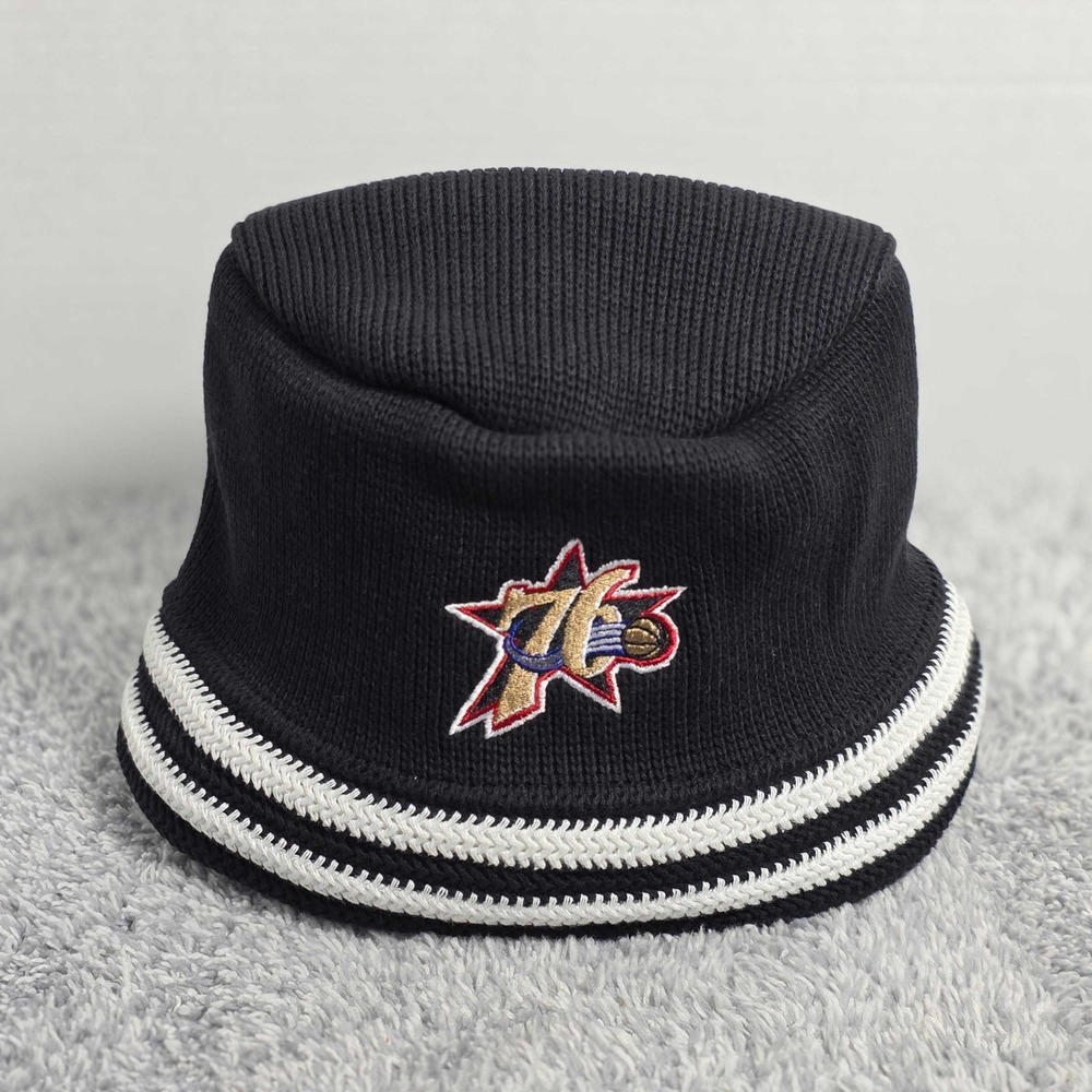 Mitchell & Ness Philadelphia 76ers NBA Knucket Knit Bucket Hat Cap NWT NEW